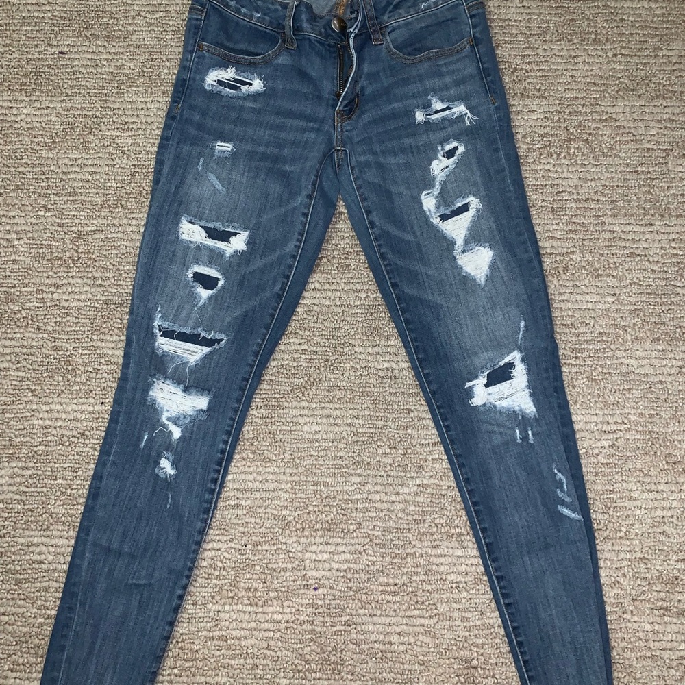 Low rise jeggings from American eagle